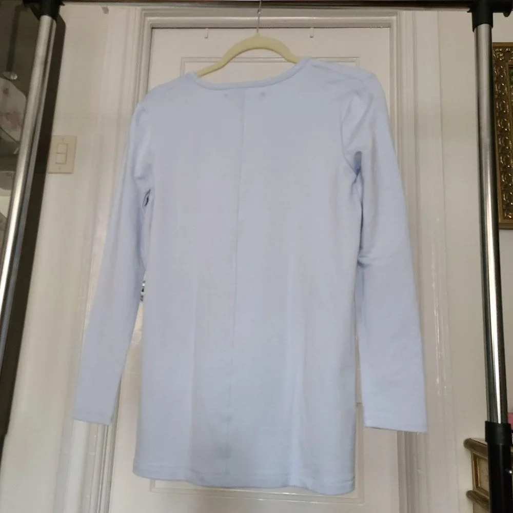 Workshop Republic Clothing Long Sleeve Front Slits Top Size Xsmall NWT - Picture 8 of 8